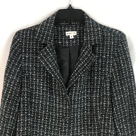 Women’s size 6 Short business jacket by Sweet Lily, lined, like new - Picture 1 of 10
